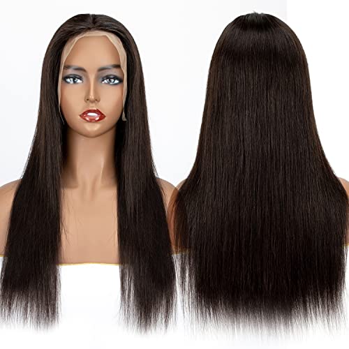 Originea Straight Hair Human Hair Wigs For Women 150% Density HD Transparent 13X4 Lace Front Wigs 100% Unprocessed Human Hair Pre Plucked Lace Frontal Wig (24 Inch) - Image 2