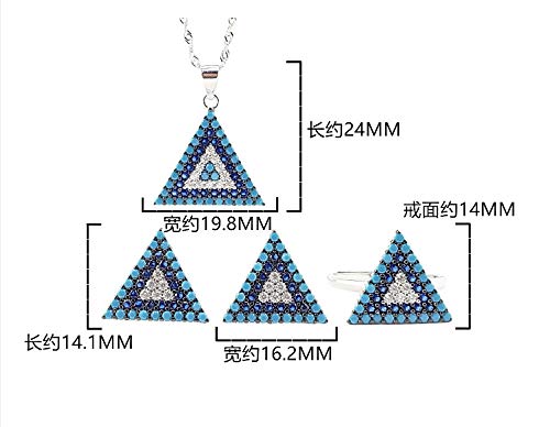 Ensemble bijoux argent S925 idéal pour magnifier vos soirées chic