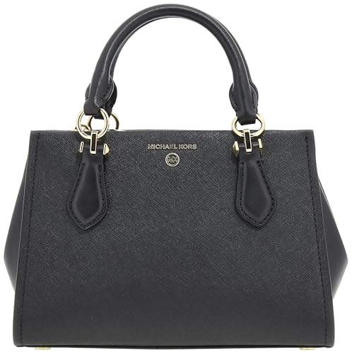 Michael Kors Bolsa transversal pequena Marilyn, Ferragens douradas/pretas, One Size