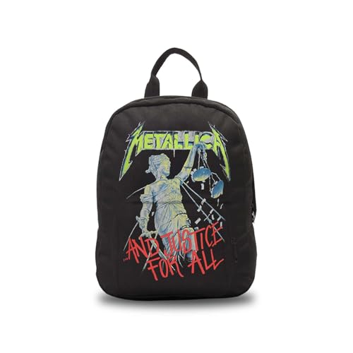 Metallica Mini Backpack - Justice For All, Black, One Size