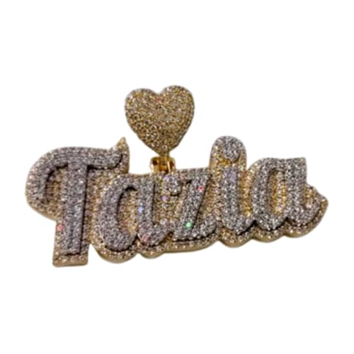 Real Moissanite Pendant| 3ctw Men's Customisable 