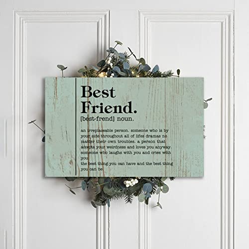 Panneau en bois Best Friend : l'art de sublimer l'amitié dans votre salon