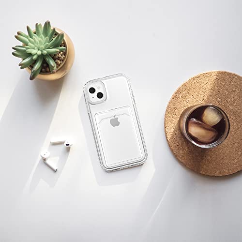 ZCDAYE Case for iPhone 13, iPhone 13(6.1 inch) Clear Phone Case with Card Holder, Slim Clear Soft TPU Shockproof Phone Case for iPhone 13(6.1 inch) - Transparent ZCDAYE Case for iPhone 13, iPhone 13(6.1 inch) Clear Phone Case with Card Holder, Slim Clear Soft TPU Shockproof Phone Case for iPhone 13(6.1 inch) - Transparent