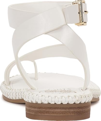 Image of Vince Camuto Libahs Ankle Strap Toe Loop Flat Sandals