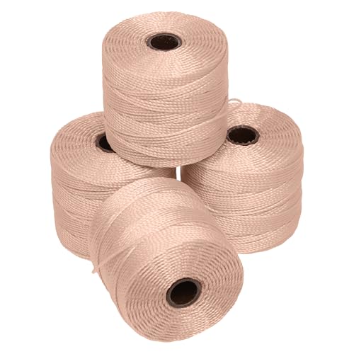 Cable de cuentas Superlon Tex210 natural de 70 M para un enhebrado resistente 2