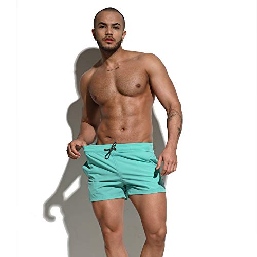 Men's Extra Short Board Shorts Fast-Dry Sports Gym Shorts Swimwear4