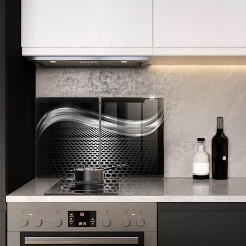 Planche à découper induction avec structure métallique Wallfluent 2x40x52cm résistante