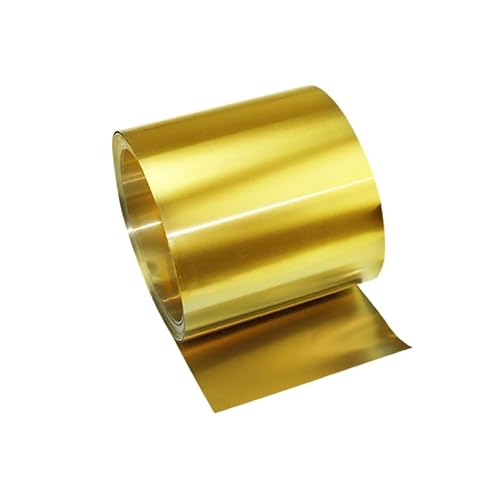 CXGBQSJ Brass Strip, Length 1m Thickness 0.8mm Flat Metal Plate for Electrical Grounding, DIY Model Making and Industrial Repairs,0.8x40mm