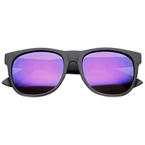 zeroUV Designer Inspired Basic Shape Super Horn Rimmed Sunglasses4