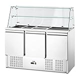 Spaziosa: il grande volume di 368 l offre spazio per un contenitore GN 1/1, quattro contenitori GN 1/2 e tre contenitori GN 1/3 e anche per un mobiletto con tre porte.