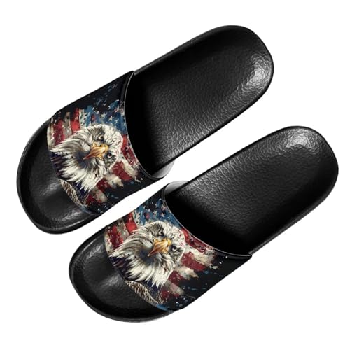 Image of Footwear for Mens Open Toe Athletic Sandals Anti-Slip Sole Slide Sandals Pillow House Flat Shoes Comfortable Slip On Slippers for Indoor & Outdoor