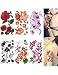 Supperb Mix Flower Temporary Tattoos Ii / 6-pack Floral Tattoo