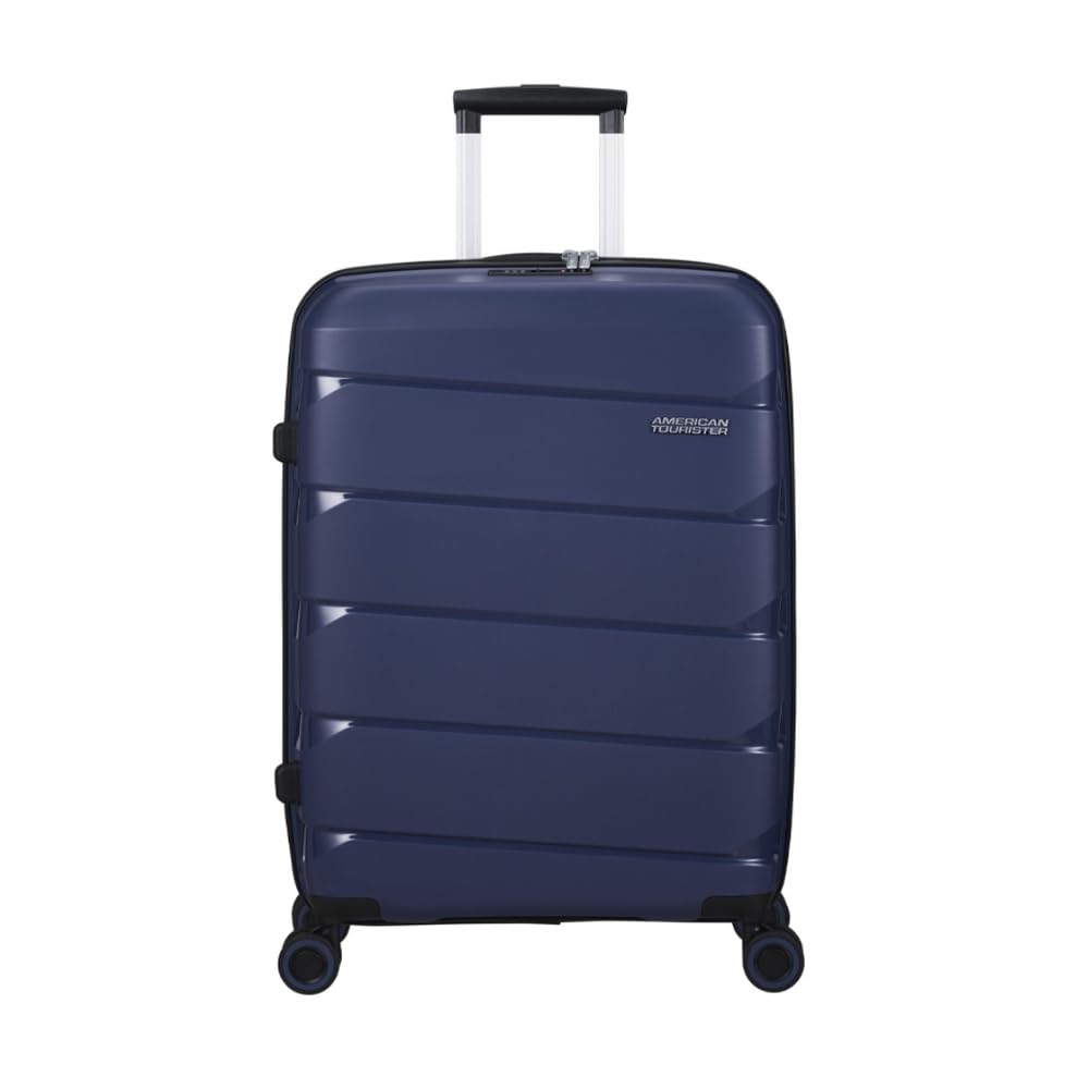 American Tourister Air Move Spinner M Suitcase, 66 cm, 61 L, Midnight Navy, Blue (Midnight Navy), M (66 cm - 61 L), Case