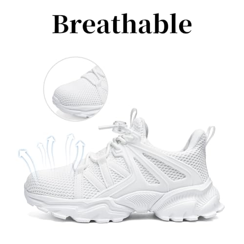 Boys Girls Shoes Kids Sneakers Lightweight Breathable Tennis Athletic Running Shoes for Toddler/Little Kid/Big Kid4
