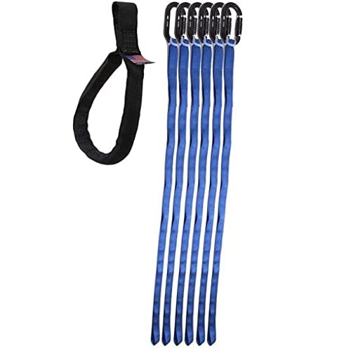 RNA Raider Speedline Climbing Kit - Professional Tree Climbing Equipment, 6 Pack with 7,000 lbf Strength, Includes Raider Oval Carabiners, 40-Inch