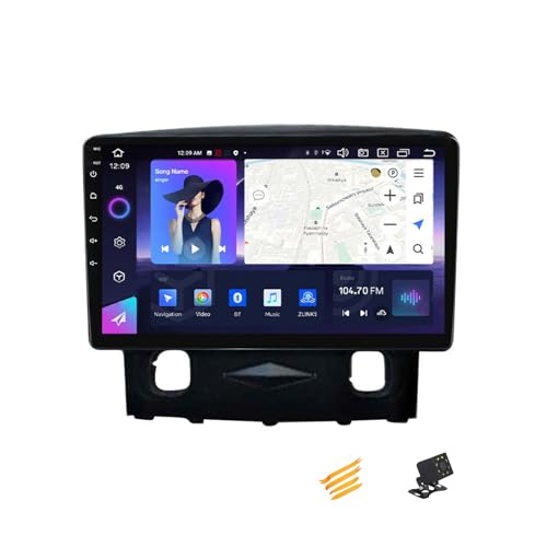 EsaSam Android 13 Car Stereo QLED Display Compatible with Ford Kuga 2008~2010 Touch Screen 9 Inch Car Radio with Car Play Bluetooth Navigation Android Car Radio FM RDS SWC,8 Core NF5 4G+64G