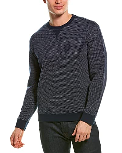Vince Men's Birdseye Double Knit Long Sleeve Crew