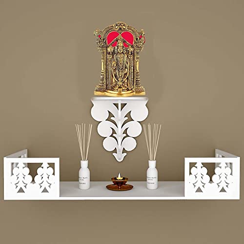 Image of Kalakriti Gold Plated Wall Hanging God Tirupati Balaji Sri Venkateswara Swamy Idol | Spiritual Home Decor| Religious Diwali Gift | Statue for Pooja Living Room Mandir Decoration, 1Pc