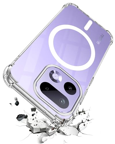 Image of Jkobi Shockproof Crystal-Clear Back Cover for Realme 16 Pro (Magsafe Wireless Support | Drop & Camera Protection | Hard Polycarbonate)