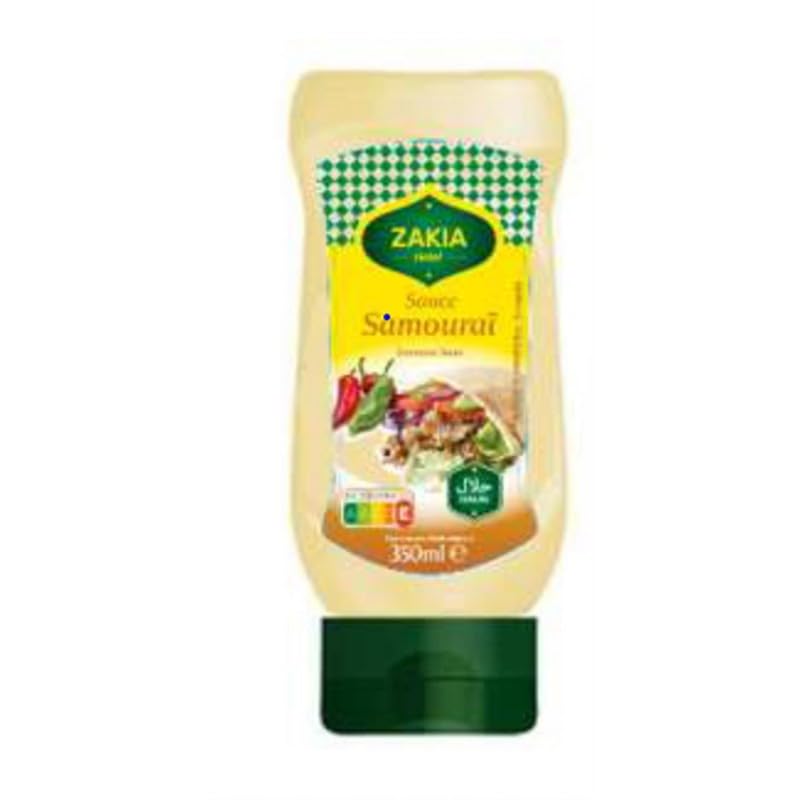 ZAKIA - Zakia Halal Sauce Samourai 350Ml - Lot De 4 - Vendu Par Lot