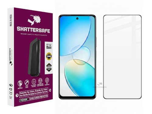 Image of Oleophobic Tempered Glass Screen Protector Compatible For Infinix Hot 12 / Hot 10 Play [Pack of 1]. Edge To Edge Full Screen Protection With Easy Installation Kit & Case Friendly Fit.