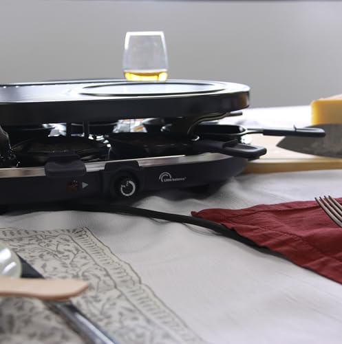 Appareil à raclette LITTLE BALANCE Cheese Jusqu'à 8 personnes Plaque Grill / Crêpe amovible - vue 7