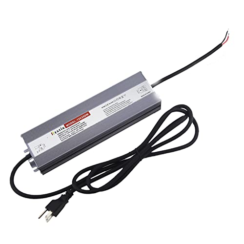 Image of Rextin DC 12V 250W 21A Led Power Supply Constant Voltage LED Transformer IP67 Waterproof Aluminum Alloy Shell for LED Lighting Led Strip Led Module LED Power Accessories (250W) (250w 20.8A)