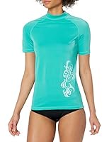 Kanu Surf Women's Breeze ii Rashguard, Lagoon, X-Small