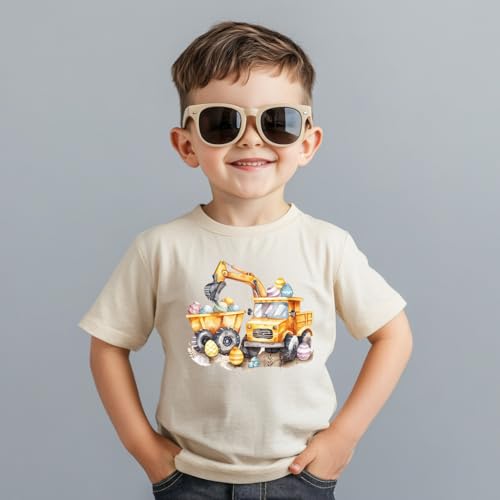 Toddler Shirts for Boys Grils Kids,Short-Sleeve Kids' Easter Shirts – Fun & Cute Designs Easter Shirt, 2-6T4