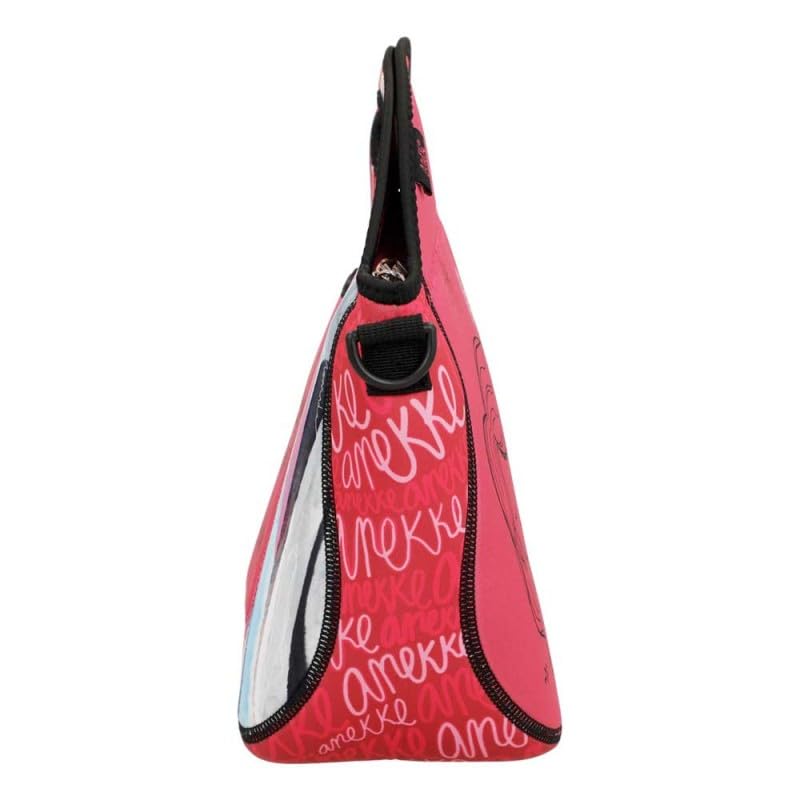 Anekke Studio Neopren Lunchtasche – Stylische Kühltasche Für Damen Mit Schultergurt – 31 X 30 X 13,5 Cm In Rosa