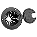 Halotronics RV 5-inch Round Electric Cable Hatch for 30 and 50 Amp Cords (Black)