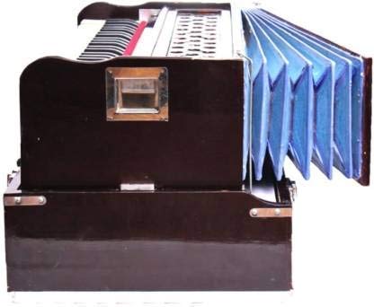 Salablez Harmonium 2 line Reed (Bass + Male) 42 keys Folding Portable Harmonium with Coupler and high sound quality