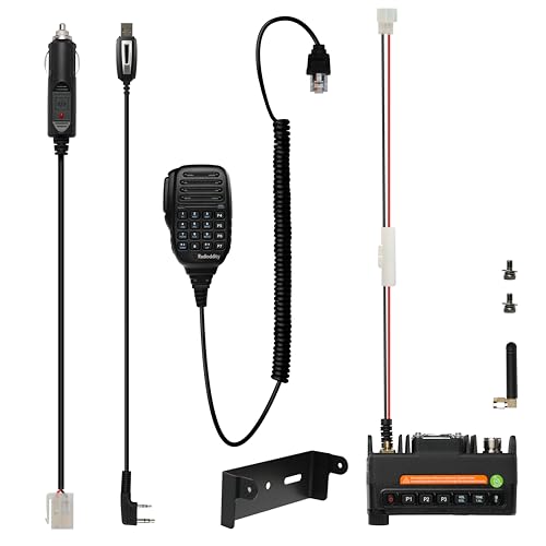 Image of Radioddity DB-25D Pro Dual Band DMR Mobile Radio, 20W VHF UHF Ham Amateur Radio Digital Transceiver with GPS APRS, 4000CH 500,000 Contacts, Dual Time Slot Tier II Vehicle Car