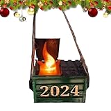 de Navidad, decoración de árbol de Navidad, LED de Fuego para árbol de Navidad, Colgantes Colgantes de decoración de Navidad