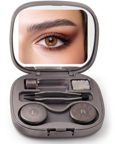 Bella Diamond Oak Mirror Case for Lens Storage