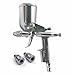 Valuetom Pistola a Spruzzo Manuale Pistola da Verniciare Kit aerografo Professionale Alimentazione a Gravità Ugello da 0,5 mm Pistola ad Aria per Pittura in Pareti e Auto
