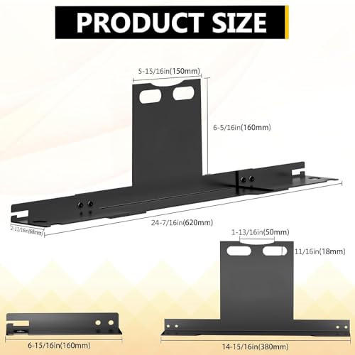 LVPETALIZE Wheel Alignment Tool,Upgraded Heavy Duty Toe Alignment Plates,No Caliper Removal Needed,Collapsible Toe Alignment Tool Plates for Car/Trucks/SUVs,2 Tool Plate