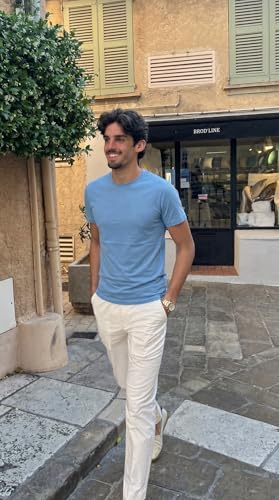 Image of Men's Solid Round Neck T-Shirt | Regular Fit Cotton Casual Tee | Half Sleeve | S to 3XL Sizes | Soft Breathable Everyday Wear for Daily Use, Gym, Summer & Casual Wear