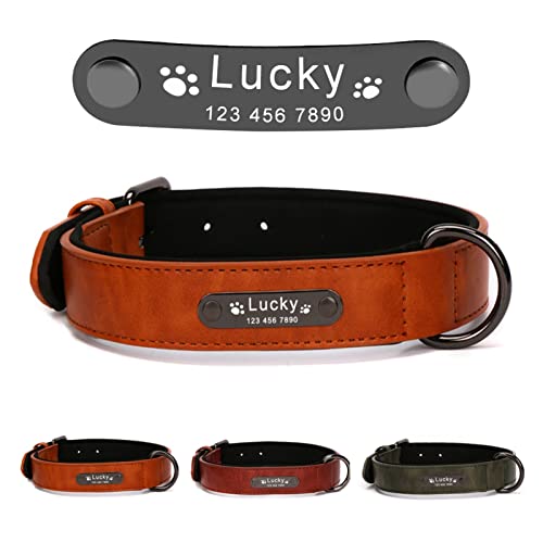 Collier pour chien qui tire : la solution en cuir noir ajustable taille L - 6
