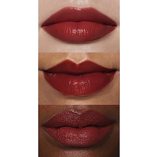 Image of e.l.f. O Face Satin Lipstick, Richly Pigmented, Nourishing & Long-Lasting Creamy Lipstick, Infused With Jojoba, Vegan & Cruelty-Free, Spicy