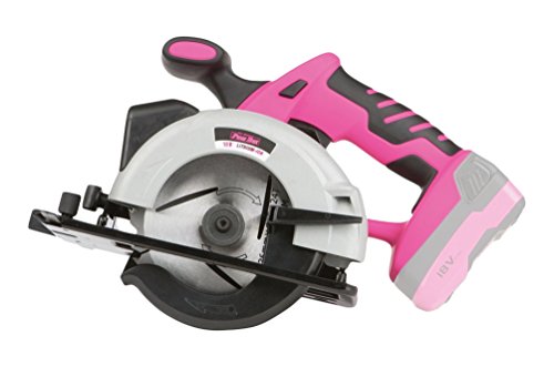 The Original Pink Box PB18VCIR Bare Tool Cordless 18-Volt Li-Ion Circular Saw, Battery Not Included