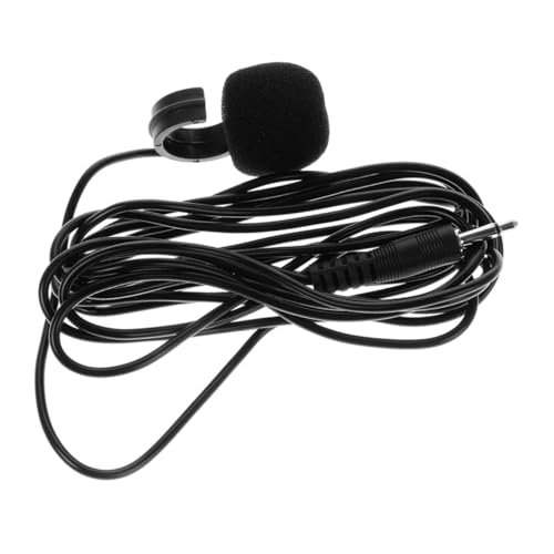 FRCOLOR Kabelgebundenes Instrumentenmikrofon mit Integriertem Verstärker Kabellänge Clip kondensatormikrofon für Flöte Mundharmonika Geeignet für Gesang Unterricht...