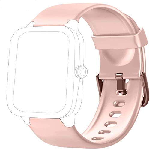 Fitpolo ID205L Smart Watch Straps, Adjustable Replacement Bands for Fitness Track Silicone Quick Release Soft Rubber Watch Band for Men and Women