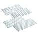 Cake Boss Decorating Tools 4-Piece Quilted Fondant Imprint Mat Set, Clear