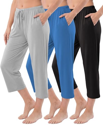 Sexy Basics Women's Capri Lounge Pants | Stretch Comfort Soft