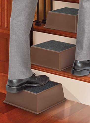 North American Health + Wellness Stair Assist Half Steps - Portable Stepping Stairs - Great for Indoor & Outdoor - Super Durable Sturdy Steps, Non-Slip, Non-Skid - for Seniors, Kids, Pets