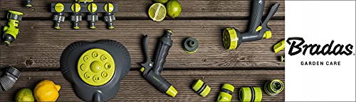 Bradas Wasserverteiler 4 Wege 4 Ventilen 4-Fach Verteiler für Gartenschlauch Absperrhahn Schlauchverteiler LE-03033K 3461