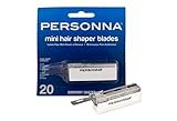 Personna Mini Hair Shaper Injector Blades - Extra Sharp Stainless Steel - 20-pack - 60-0230-NUPC