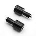 PROCNC Handle Bar Ends Grips Plug Fit for Suzuki GSX-R600 1999-2017 GSX-R750 2000-2017 GSX-R1000 2001-2017 GSXR600 750 2000-2014 GSXR1000 01-13 (Black)