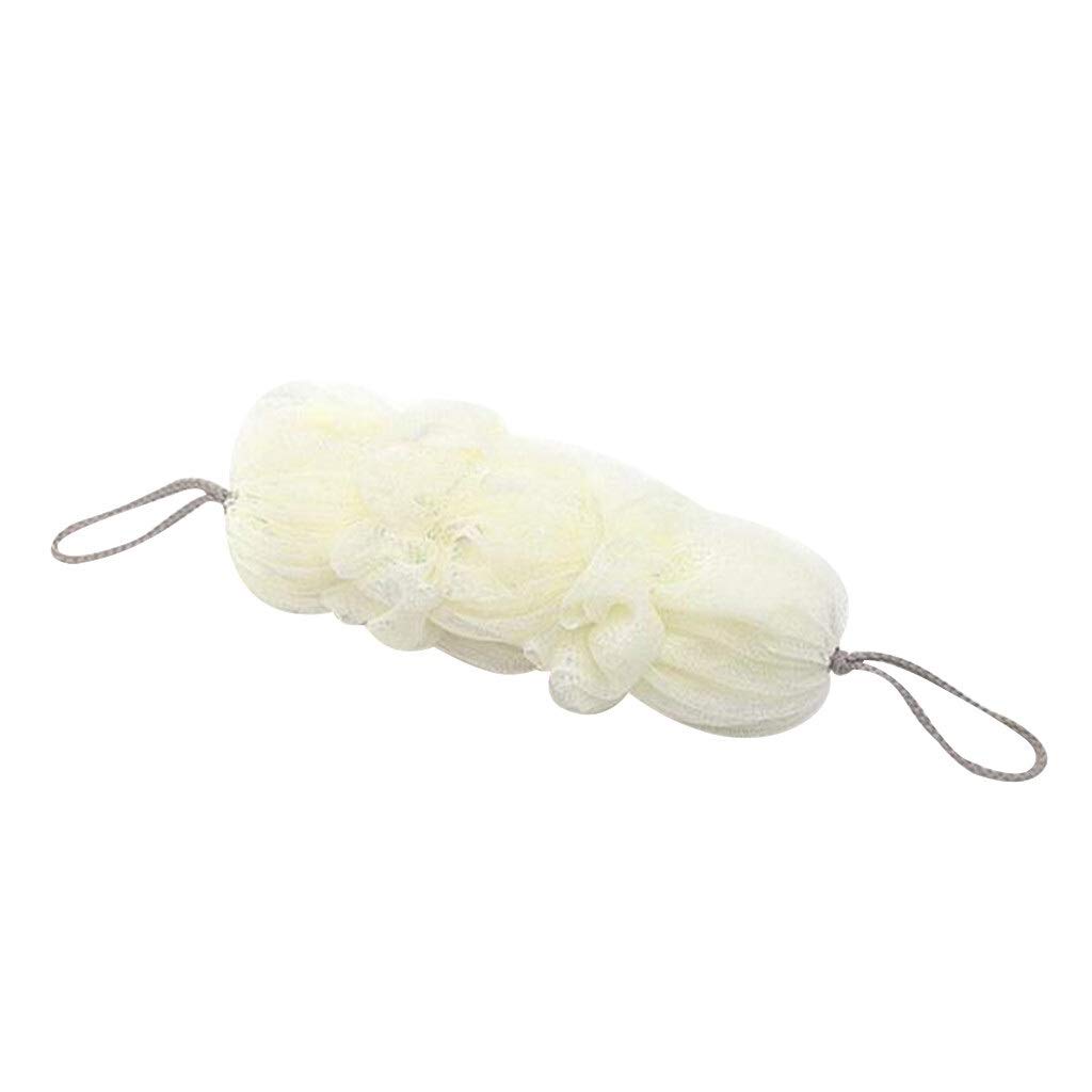 Ręcznik złuszczający Long Loofah Gąbka do kąpieli Pufa Siatkowa piłka Złuszczający Premium Scrubber Prosty ręcznik kąpielowy Scrubber Cleaning Mesh Gąbka pod prysznic Rękawiczki złuszczając